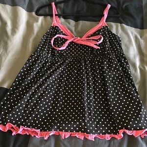 Cacique super cute polka dot pajama. Tank & Capri.